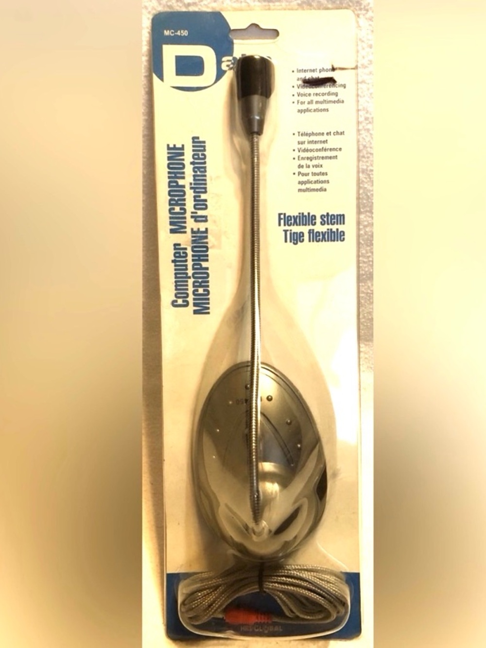 4/$20 Old School Vintage Computer Desktop Microphone With 3.5 mm Plug